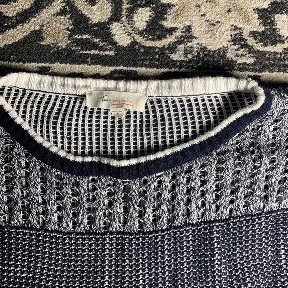 Blue & White Knit Sweater - Picture 3 of 5